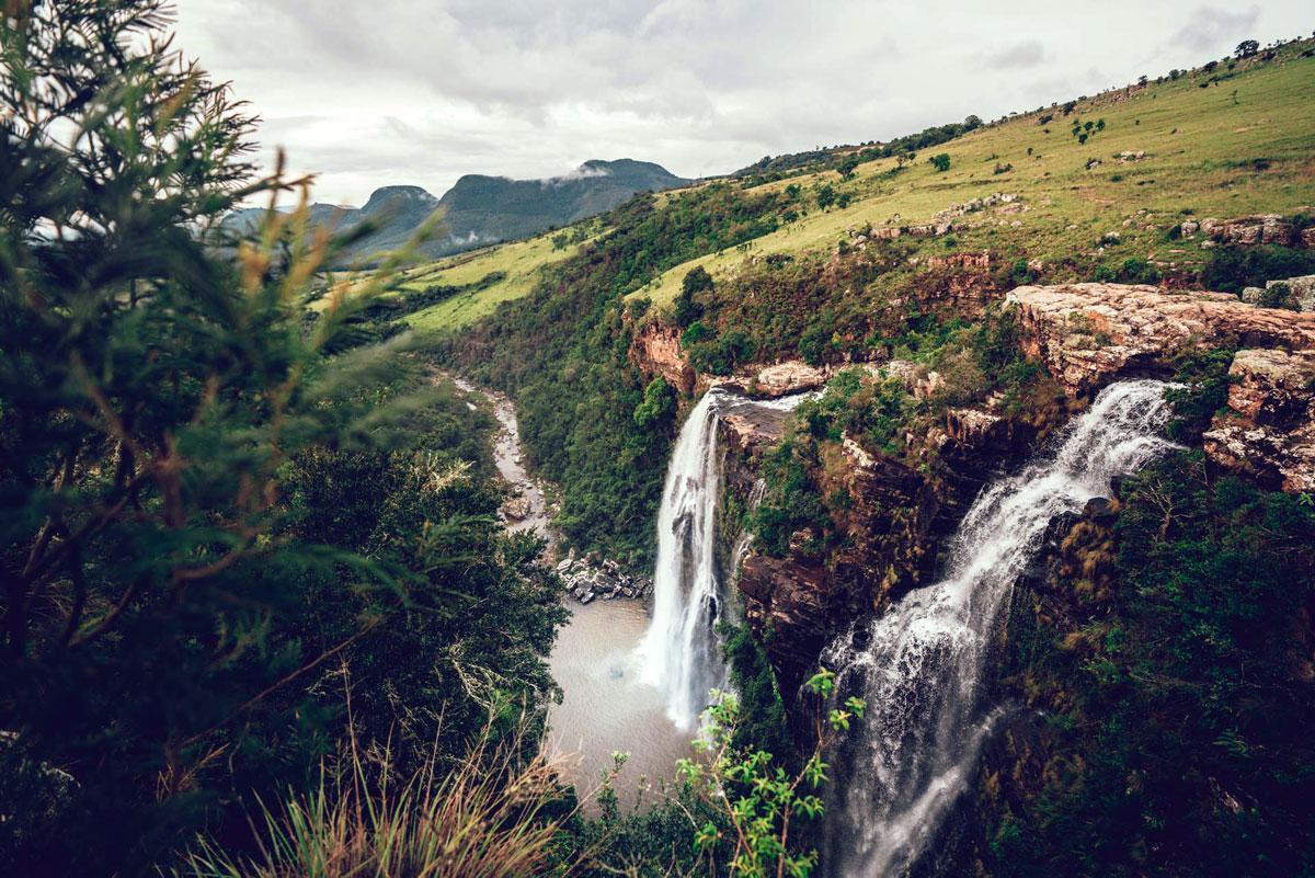 Lisbon Falls an der Panorama Route.